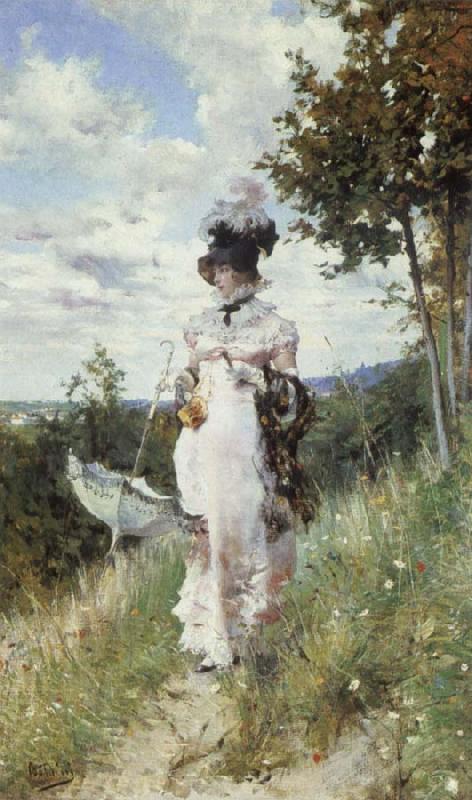 Giovanni Boldini Afternoon Stroll